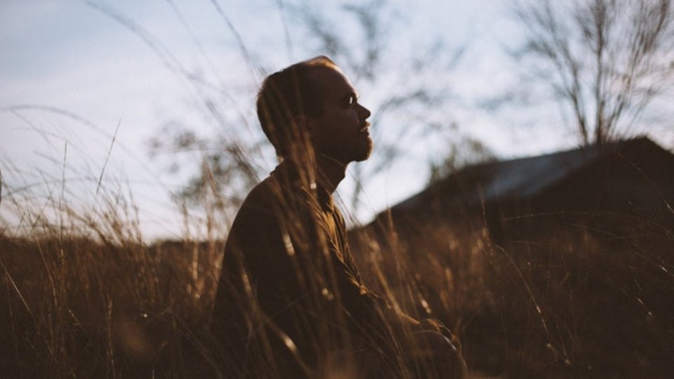 meditation in field